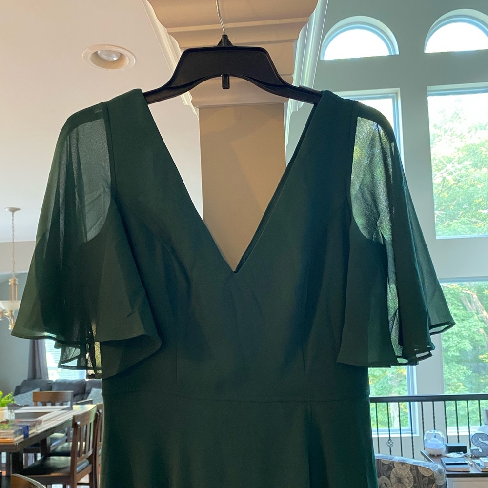Long Green Dress